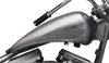 DS Raw Steel Smooth 2in Extended Gas Petrol Fuel Tank Aero Cap