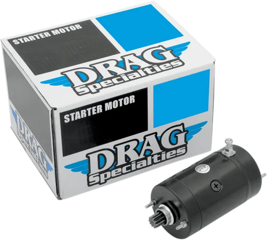 Drag Specialties Black High Torque Starter Motor