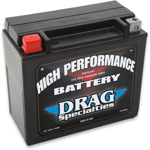 Drag Specialties Factory-Activated High-Performance AGM Maintenance-Free Battery