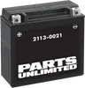 Parts Unlimited AGM Maintenance Free Battery YTX20H-BS
