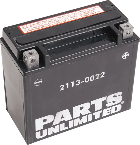 Parts Unlimited AGM Maintenance Free Battery YTX20HL-BS