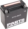Parts Unlimited AGM Maintenance Free Battery YTX20HL-BS