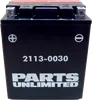Parts Unlimited AGM Maintenance Free BatteryYTX14AHBS