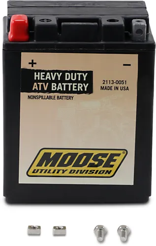 Moose Utility Factory-Activated AGM Maintenance-Free Battery