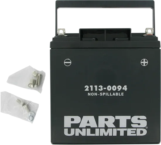 Parts Unlimited Factory-Activated AGM Maintenance-Free Battery