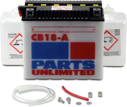 Parts Unlimited HD Maintenance Free Battery YB18-A
