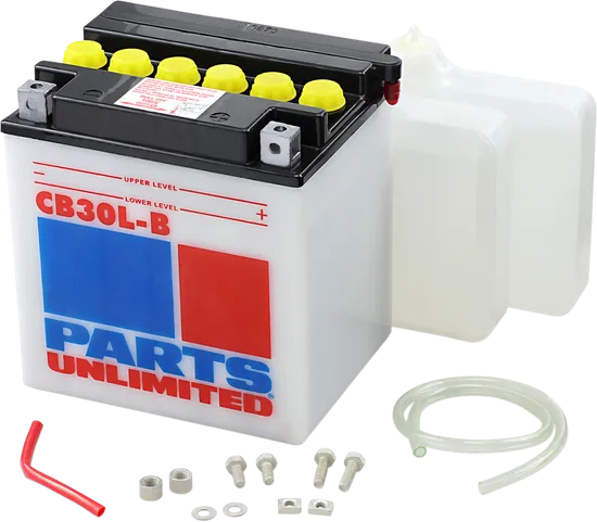 Parts Unlimited HD Maintenance Free Battery YB30L-B w Acid Pack