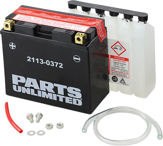 Parts Unlimited AGM Maintenance Free Battery YT12B-BS