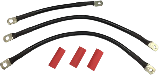 Drag Specialties Black Battery Cable Set