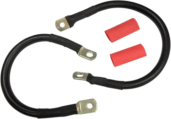 Drag Specialties Black Battery Cable Set
