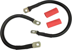 Drag Specialties Black Battery Cable Set