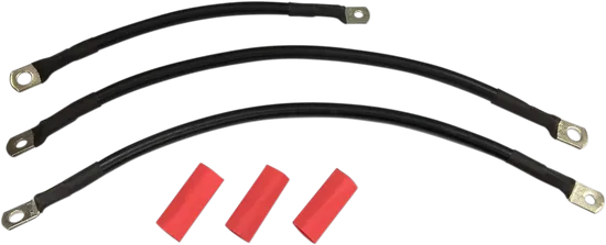 Drag Specialties Black Battery Cable Set