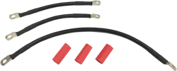 Drag Specialties Black Battery Cable Set