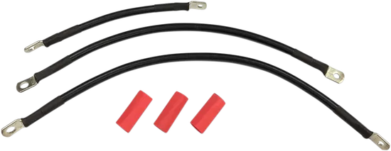 Drag Specialties Black Battery Cable Set