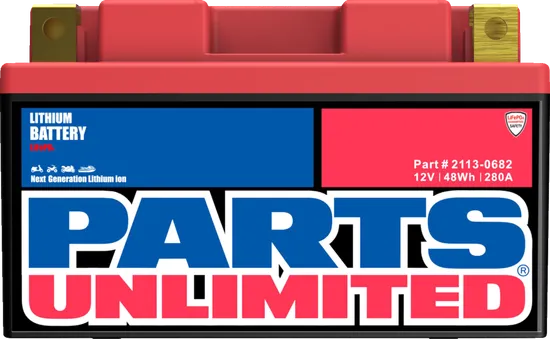 Parts Unlimited Lithium Ion Battery 3