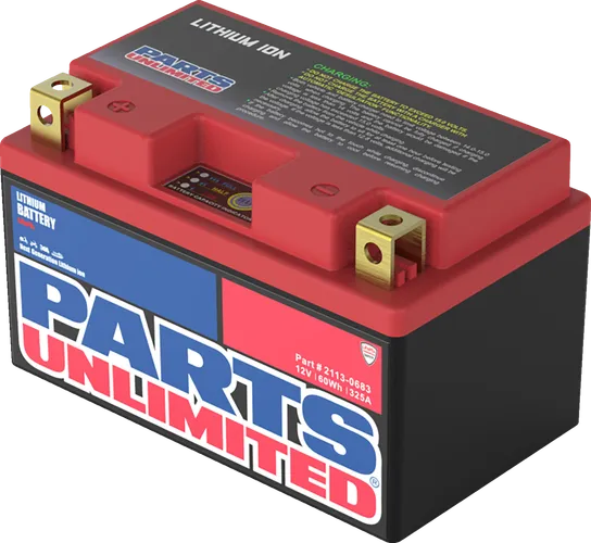 Parts Unlimited Lithium Ion Battery 5