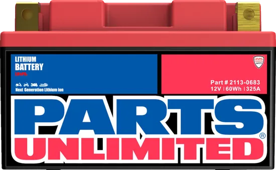 Parts Unlimited Lithium Ion Battery 3