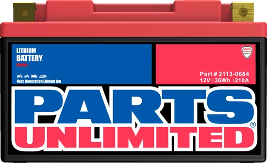 Parts Unlimited Lithium Ion Battery 3