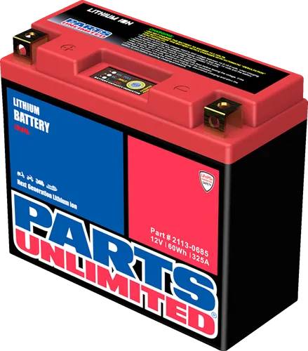 Parts Unlimited Lithium Ion Battery 3
