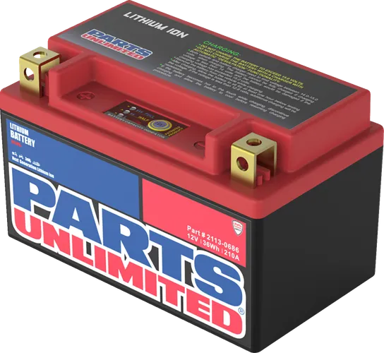 Parts Unlimited Lithium Ion Battery 5