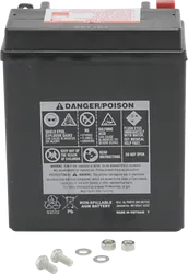 Parts Unlimited AGM Maintenance Free Battery YB12A-A