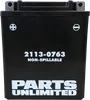 Parts Unlimited AGM Maintenance Free Battery YB12A-A