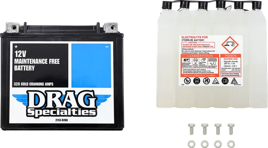 Drag Specialties Factory-Activated AGM Maintenance-Free Battery 5