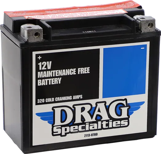 Drag Specialties Factory-Activated AGM Maintenance-Free Battery 4