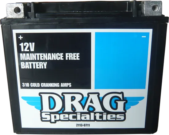 Drag Specialties Factory-Activated AGM Maintenance-Free Battery 1