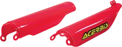 Acerbis Red Lower Fork Cover Protector Guard Set