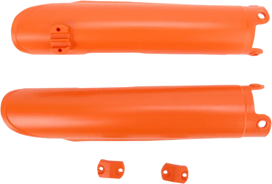 Acerbis Orange Lower Fork Cover Protector Guard Set