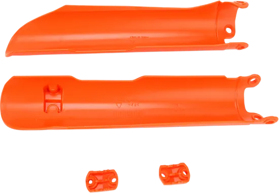 Acerbis Orange Lower Fork Cover Protector Guard Set