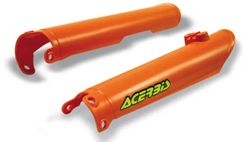 Acerbis Orange Lower Fork Cover Protector Guard Set