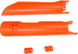 Acerbis Orange Lower Fork Cover Protector Guard Set