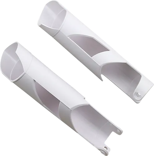 Acerbis White Lower Fork Cover Protector Guard Set