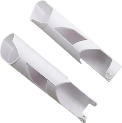 Acerbis White Lower Fork Cover Protector Guard Set