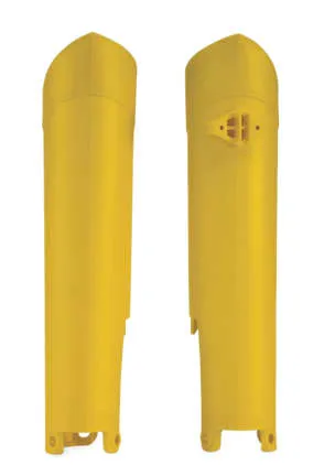 Acerbis Yellow Lower Fork Cover Protector Guard Set 2