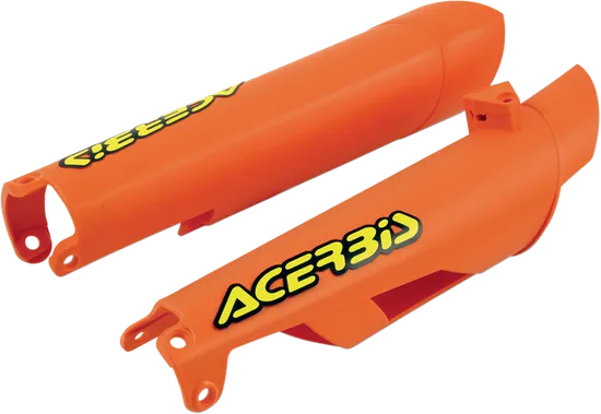 Acerbis Orange Lower Fork Cover Protector Guard Set