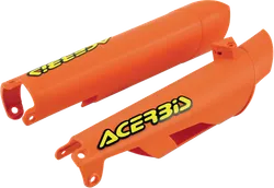 Acerbis Orange Lower Fork Cover Protector Guard Set