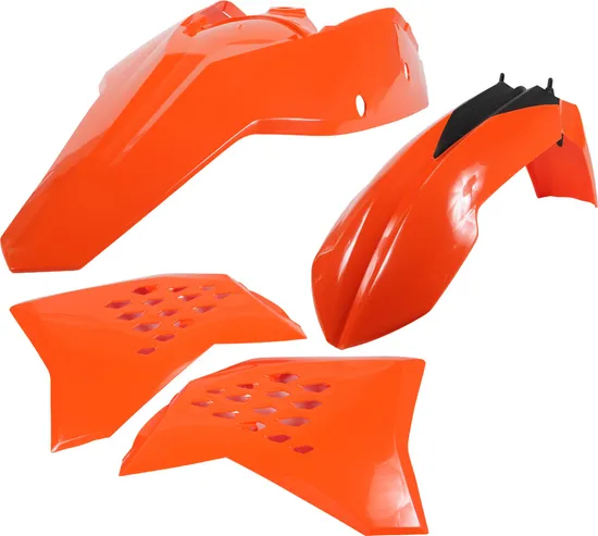 Acerbis Plastic Fender Body Kit Orange Black