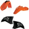 Acerbis Plastic Fender Body Kit Orange Black Panels