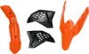 Acerbis Plastic Fender Body Kit Orange Black Panels