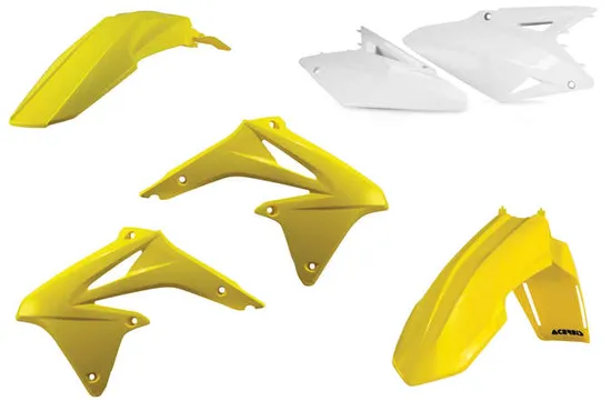 Acerbis Plastic Fender Body Kit Yellow White