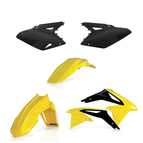 Acerbis Plastic Fender Body Kit Yellow Black
