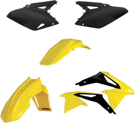 Acerbis Plastic Fender Body Kit Yellow Black