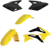 Acerbis Plastic Fender Body Kit Yellow Black