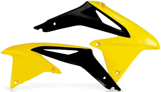 Acerbis Left Right Radiator Shrouds Yellow Black