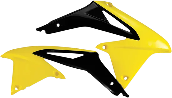 Acerbis Left Right Radiator Shrouds Yellow Black