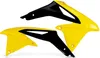 Acerbis Left Right Radiator Shrouds Yellow Black