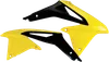 Acerbis Left Right Radiator Shrouds Yellow Black